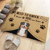 All Guests Must Be Approved By Our Dogs - Gift For Dog Lovers, Personalized Decorative Mat