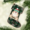 Have A Magical Holiday Season - Happy Cats And Dogs - Personalized Custom Stocking Shaped Wood Christmas Ornament