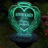 Forever In Our Hearts - Personalized Memorial Garden Solar Light - Memorial Gift, Sympathy Gift
