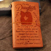 You're Braver Than You Believe - Personalized Vintage Journal - Gift For Daughter