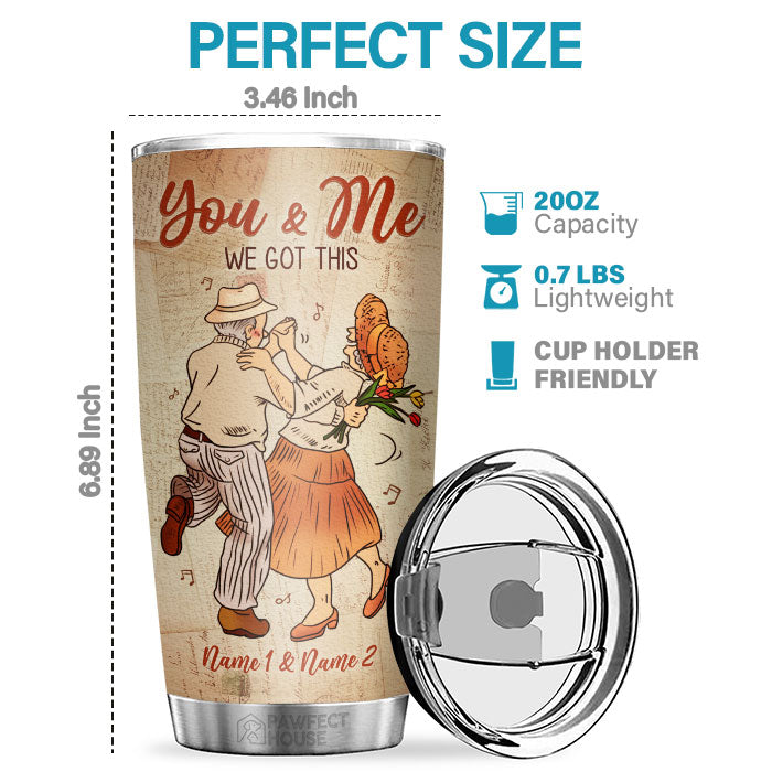 When We Get To The End Of Our Lives Together - Personalized Tumbler - Gift For Couple, Husband Wife, Anniversary, Engagement, Wedding, Marriage Gift