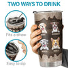 Best Dog Dad Ever - Personalized Tumbler - Gift For Dog Lovers, Dog Owners, Dog Gift, Gift For Pet Lovers