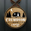 Time To Go Camping - Personalized Camping Door Sign