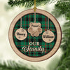 Have A Merry Little Christmas - Personalized Custom Round Shaped Wood Christmas Ornament