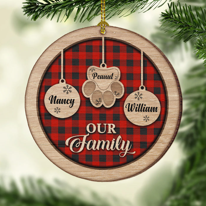Have A Merry Little Christmas - Personalized Custom Round Shaped Wood Christmas Ornament