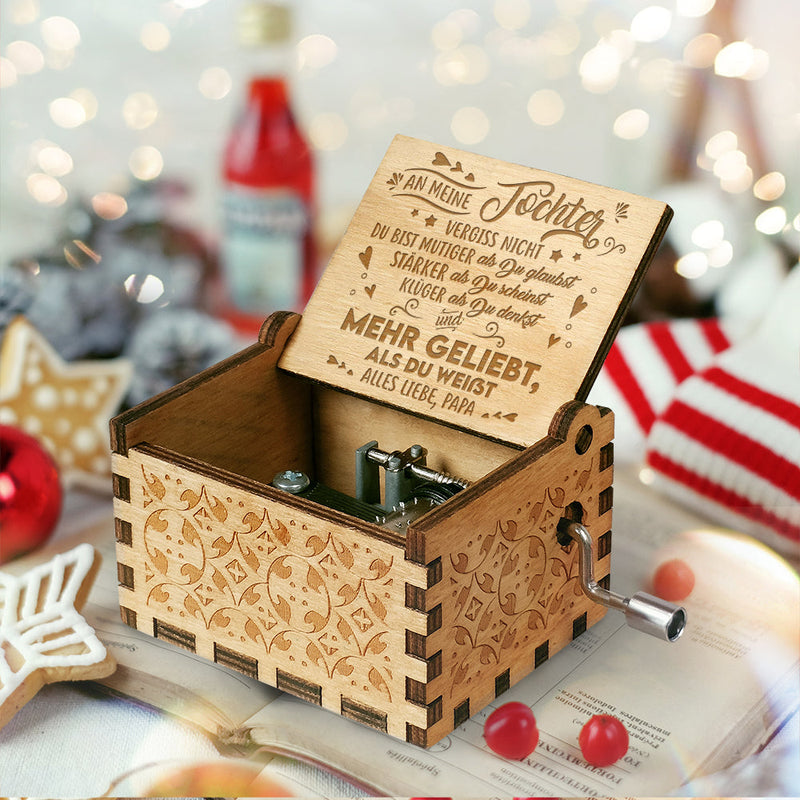 An Meine Tochter, Alles Liebe Papa - Musikbox - Geschenk für Tochter German