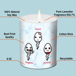 I Love You Mom - Family Personalized Custom Smokeless Scented Candle - Mother's Day, Birthday Gift For Mom