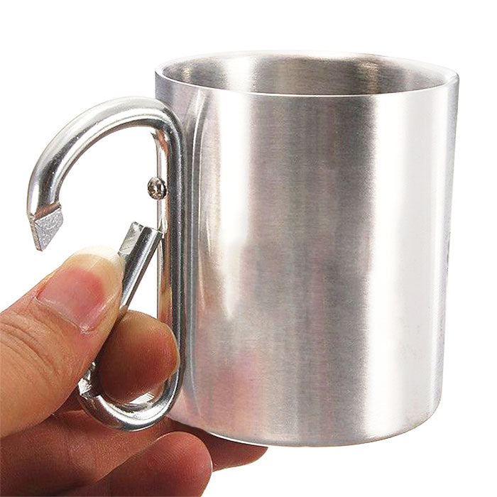 Classy, Sassy And Smart - Personalized Carabiner Camping Mug - Gift For Camping Lovers