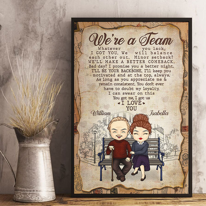 I Promise You A Better Night - Gift For Couples, Personalized Vertical Poster