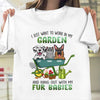 Hang Out With My Fur Babies - Gift For Cat Lovers And Dog Lovers, Personalized Unisex T-Shirt