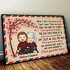 I Love You The Most - Gift For Couples, Personalized Horizontal Poster