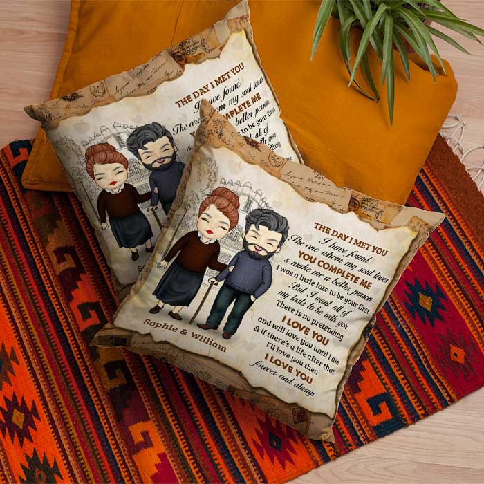 I Have Found The One Whom My Soul Loves - Gift For Couples, Personalized Pillow (Insert Included)