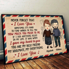 You Are My Best Friend, My Soulmate, My Everything - Personalized Horizontal Poster