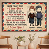 You Are My Best Friend, My Soulmate, My Everything - Personalized Horizontal Poster
