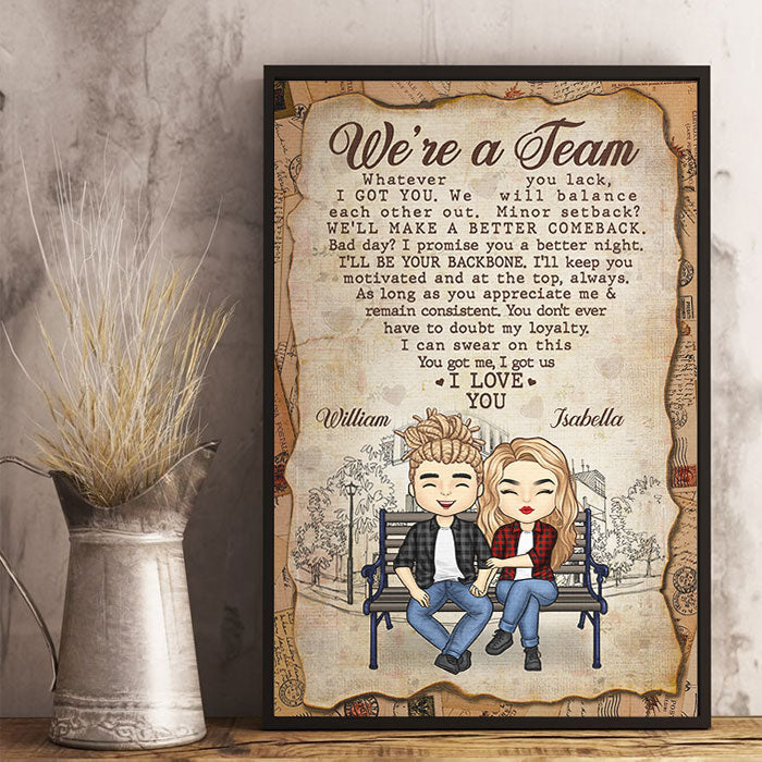 I Promise You A Better Night - Gift For Couples, Personalized Vertical Poster