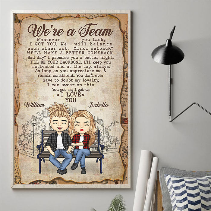 I Promise You A Better Night - Gift For Couples, Personalized Vertical Poster