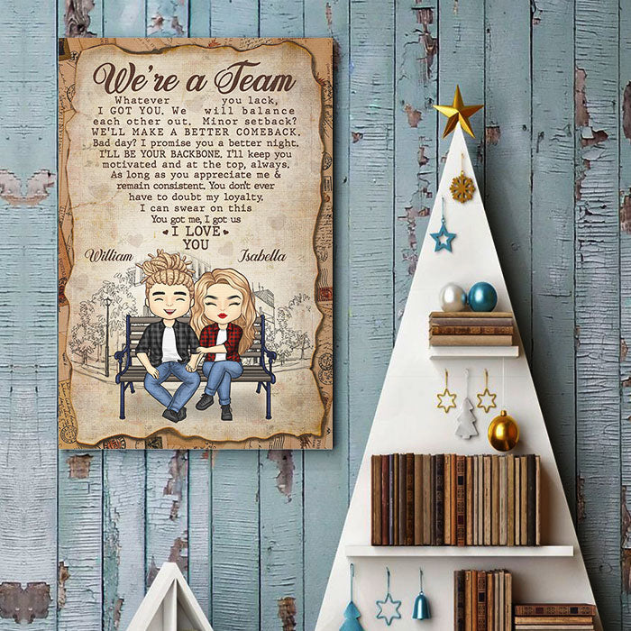 I Promise You A Better Night - Gift For Couples, Personalized Vertical Poster