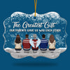Family, Where Life Begins - Family Personalized Custom Ornament - Acrylic Benelux Shaped - New Arrival Christmas Gift For Family Members