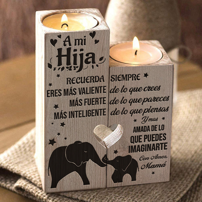 Recuerda Siempre Que Eres Más Valiente De Lo Que Crees - Candle Holder