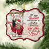Always Better Together - Personalized Custom Benelux Shaped Wood Christmas Ornament