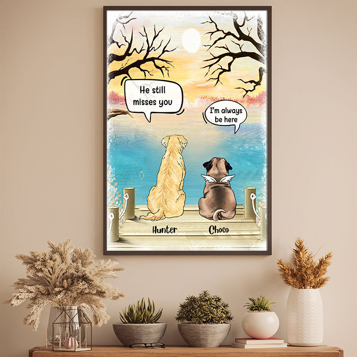In Heaven - Still Talk About You - Personalized Vertical Poster