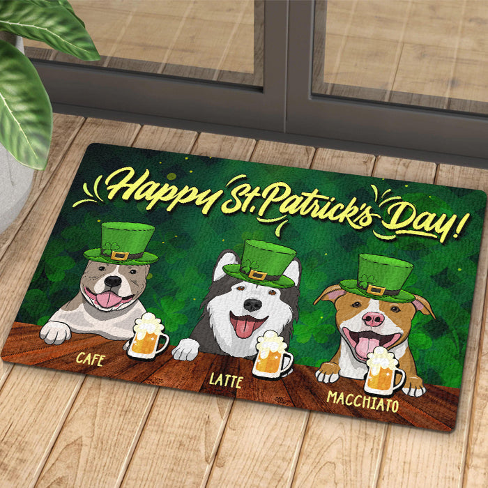 Happy Saint Patrick's Day - Personalized Decorative Mat