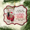 Always Better Together - Personalized Custom Benelux Shaped Wood Christmas Ornament