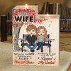 Falling In Love With You Was Beyond My Control - Gift For Couples, Personalized Candle Holder