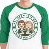 Be Careful! We're The Best Drinking Team - Gift For Couples, Husband Wife, Personalized St. Patrick's Day Unisex Raglan Shirt
