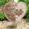 A Piece Of My Heart Left - Personalized Custom Acrylic Garden Stake