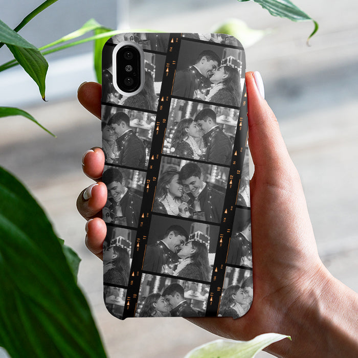Enjoying Our Sweet Moments - Upload Image, Gift For Couples - Personalized Phone Case