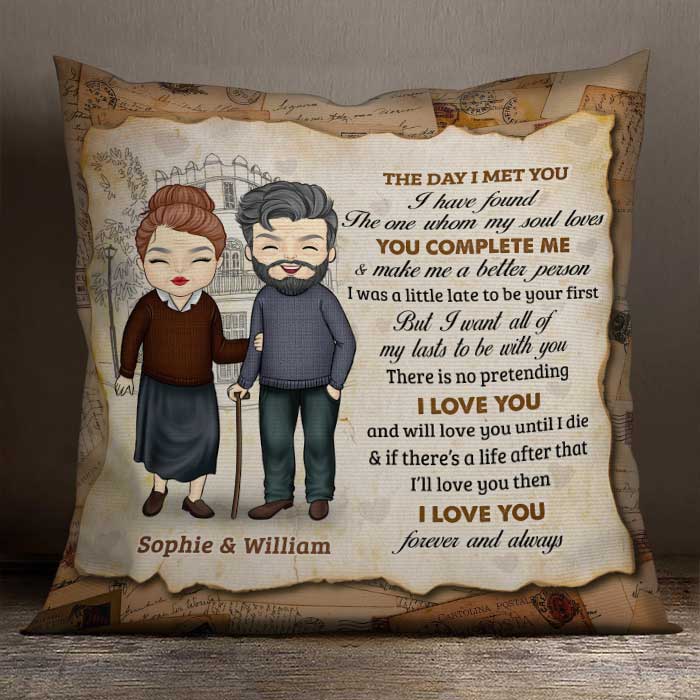 I Have Found The One Whom My Soul Loves - Gift For Couples, Personalized Pillow (Insert Included)