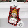 Santa's Favorite Kid - Happy Christmas - Personalized Christmas Stocking