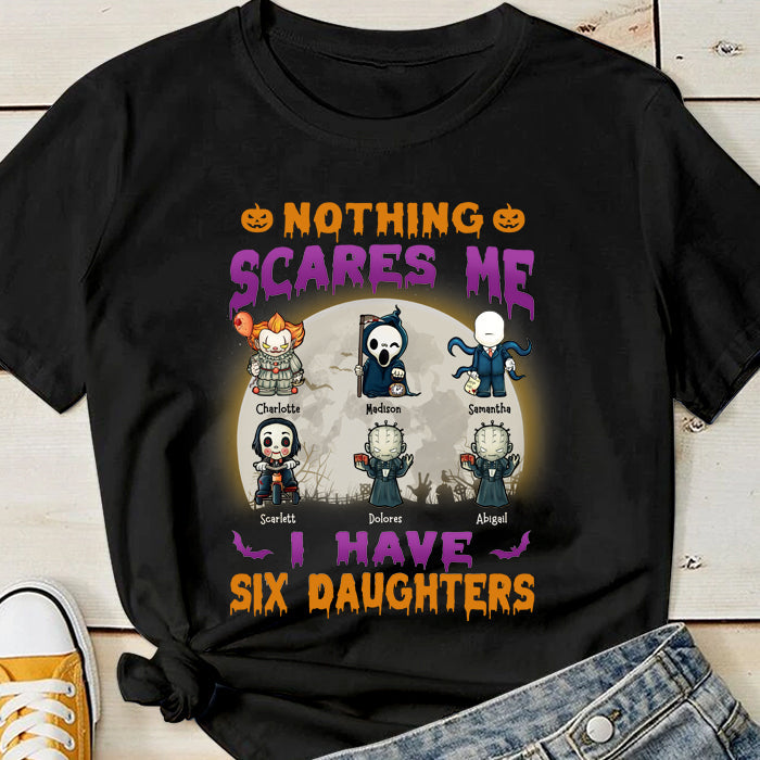 Nothing Scares Me - Personalized Unisex T-Shirt, Halloween Ideas.