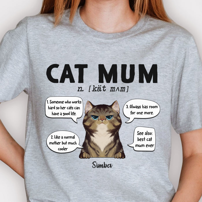 Cat Mum Best Cat Mum Ever - Gift For Cat Mum, Personalized Unisex T-shirt, Hoodie