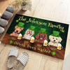 Family Celebrate Saint Patrick's Day - Drunk Lives Matter - Personalized Decorative Mat