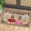 The Wife Is Always Right, House Rules - Gift For Couples, Personalized Decorative Mat