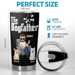 The Best Father We Adore - Dog & Cat Personalized Custom Tumbler - Father's Day, Gift For Dad, Cat Lovers