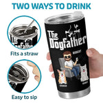 The Best Father We Adore - Dog & Cat Personalized Custom Tumbler - Father's Day, Gift For Dad, Cat Lovers