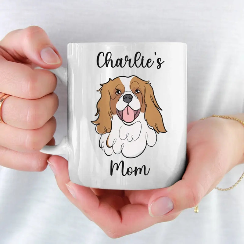 My Dog Is The Therapist I Need- Dog Personalized Custom Mug - Gift For Pet Owners, Pet Lovers