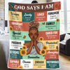 This Is My Cuddling Blanket - Personalized Custom Blanket - Gift For Family Members