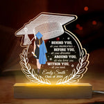 Forever My Little Girl - Family Personalized Custom Shaped 3D LED Light - Graduation Gift For Daughter, Granddaughter, Sisters