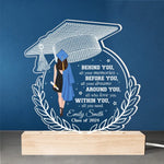 Forever My Little Girl - Family Personalized Custom Shaped 3D LED Light - Graduation Gift For Daughter, Granddaughter, Sisters