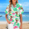 Custom Photo It's Summer Time - Dog & Cat Personalized Custom Unisex Tropical Hawaiian Aloha Shirt - Summer Vacation Gift, Gift For Pet Owners, Pet Lovers