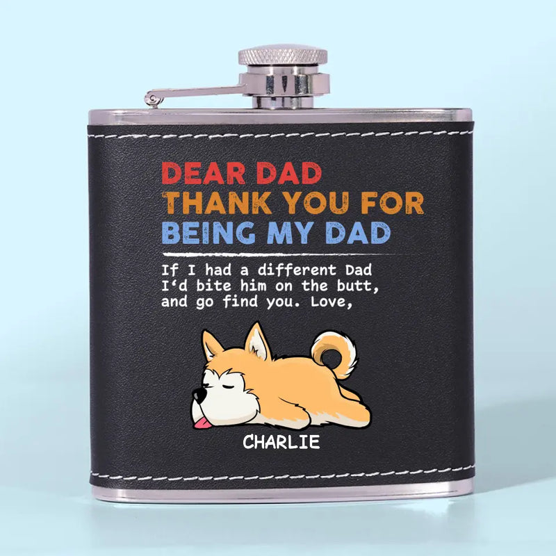 This Home Is Filled With Love And Dog Hair - Dog Personalized Custom Hip Flask - Father's Day, Gift For Pet Owners, Pet Lovers