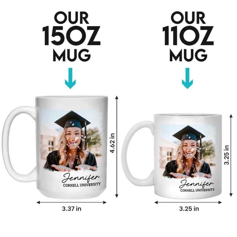 Custom Photo I Always Believed In You - Family Personalized Custom Mug - Graduation Gift For Family Members, Siblings, Brothers, Sisters