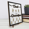 I’m So Lucky To Have Your Love - Family Personalized Custom 2-Layered Wooden Plaque With Stand - Father's Day, Gift For Dad, Grandpa