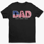 My First Hero, My Forever Friend - Family Personalized Custom Unisex T-shirt, Hoodie, Sweatshirt - Gift For Dad, Husband, Grandpa