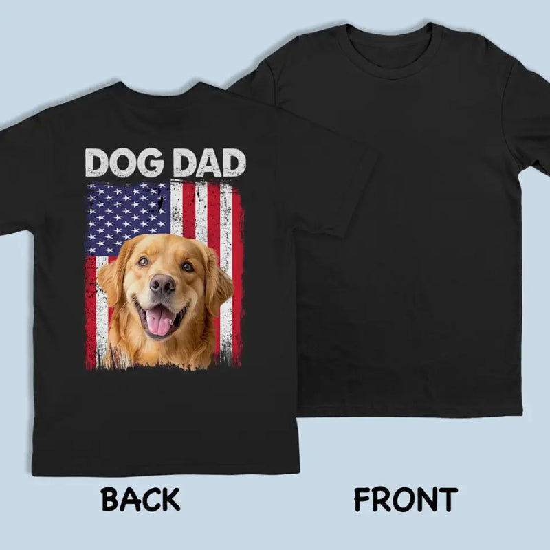 Custom Photo Hello Dad, It's Me  - Dog & Cat Personalized Custom Back Printed Unisex T-shirt, Hoodie, Sweatshirt - Father's Day, Gift For Pet Owners, Pet Lovers