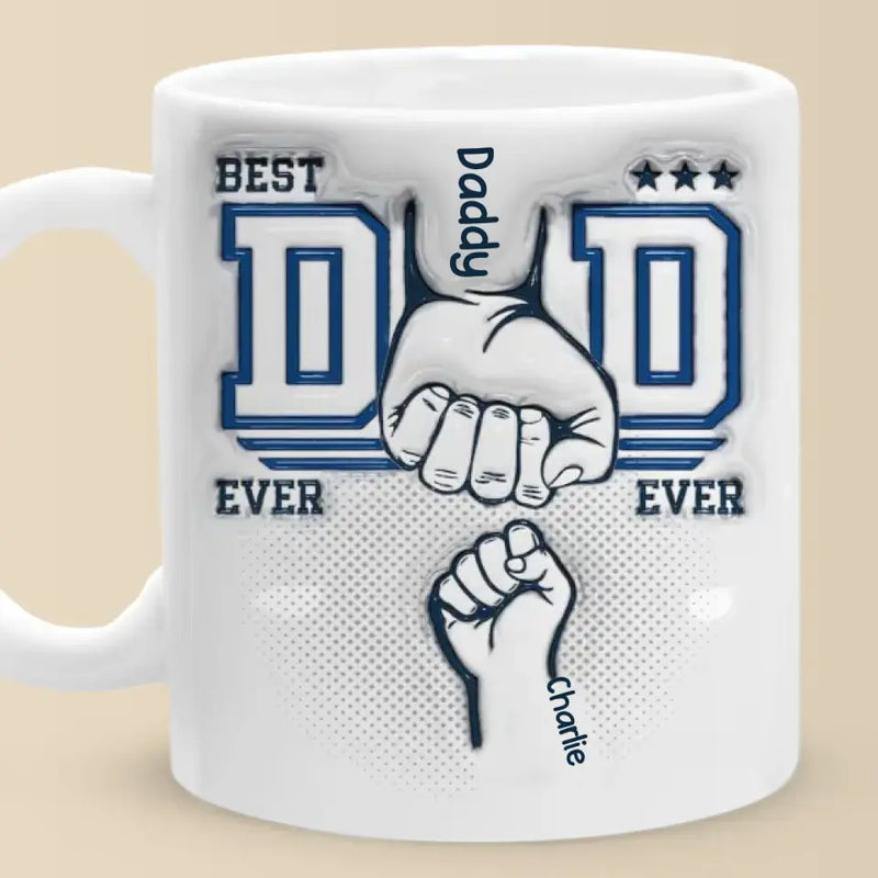 Our Bond Is Everlasting - Family Personalized Custom 3D Inflated Effect Printed Mug - Father's Day, Gift For Dad, Grandpa